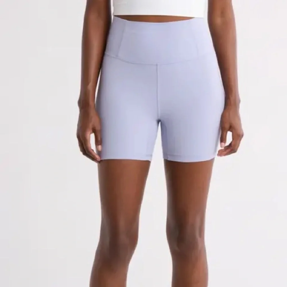 NWT Free People Movement XL Better Pocket Bike Shorts Lavender Light Purple - Picture 1 of 10